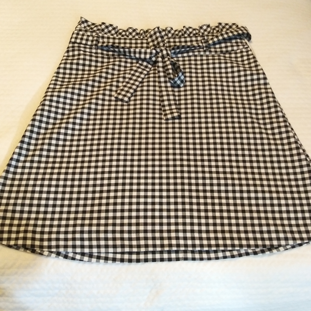 Cynthia Rowley checked skirt